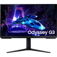 27" Монітор Samsung Odyssey G3 LS27DG300EIXCI (VA, 1920х1080, 180Hz, HDMI, DP), Black