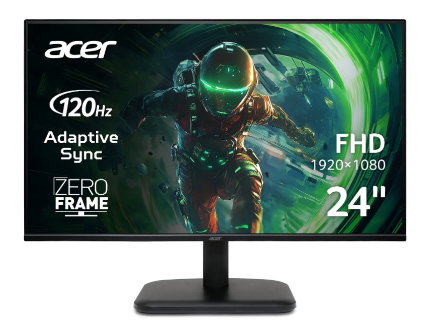 23.8" Монітор Acer EK241YGbi (FHD, IPS, 120Hz, HDMI, VGA)