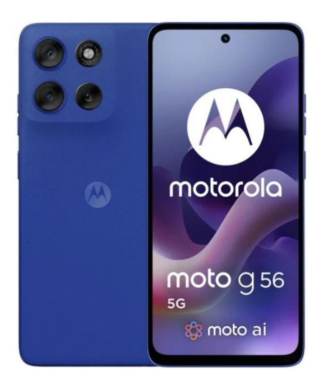 Мобильный телефон Motorola Moto G56 5G Dazzling Blue 6,72" Mediatek Dimensity 7060 (2.2 ГГц), 8 ГБ, 256 ГБ
