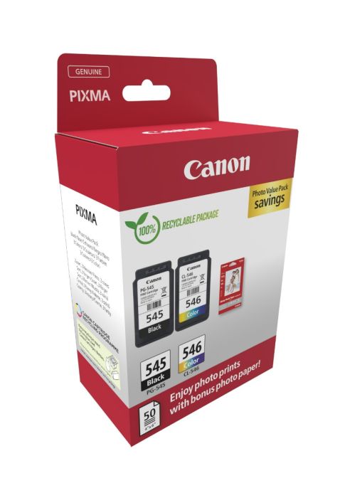 Набір картриджів Canon PG-545/CL-546 Multipack BK+Color (8287B008)