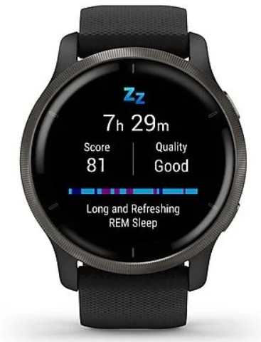 Смарт-часы Garmin Venu 2 Black (010-02430-11)
