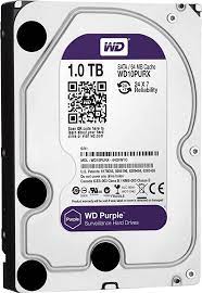 Жорсткий диск HDD 1TB 5400 WD SATA3 64 Mb, Purple (WD10PURX) 
