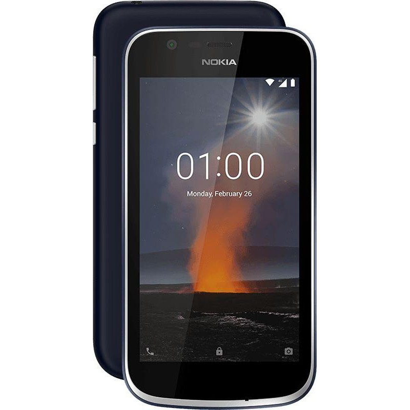 Мобильный телефон Nokia 1, 4.5", MediaTek 6737M (1.1 ГГц), 1 ГБ, 8 ГБ, 2 Sim, Dark Blue