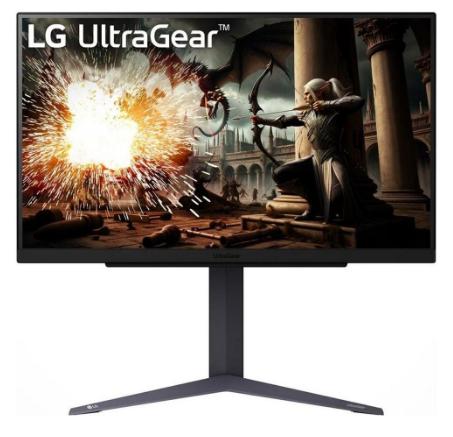 27" Монітор LG UltraGear 27GS75Q-B (WQHD, IPS, 180Hz, 2xHDMI, DP)