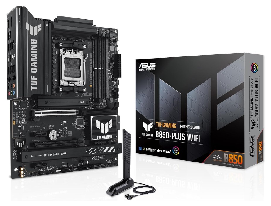 Материнська плата ASUS TUF GAMING B850-PLUS WIFI (sAM5, AMD B850, PCI-Ex16)
