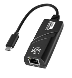 Перехідник Type-C - LAN Adapter Gigabite DBIT Plastic Case