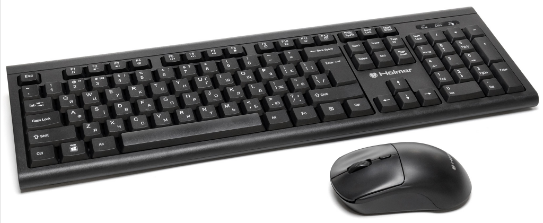 Клавіатура Holmer SW-01 + мишка, USB, Wireless, Black