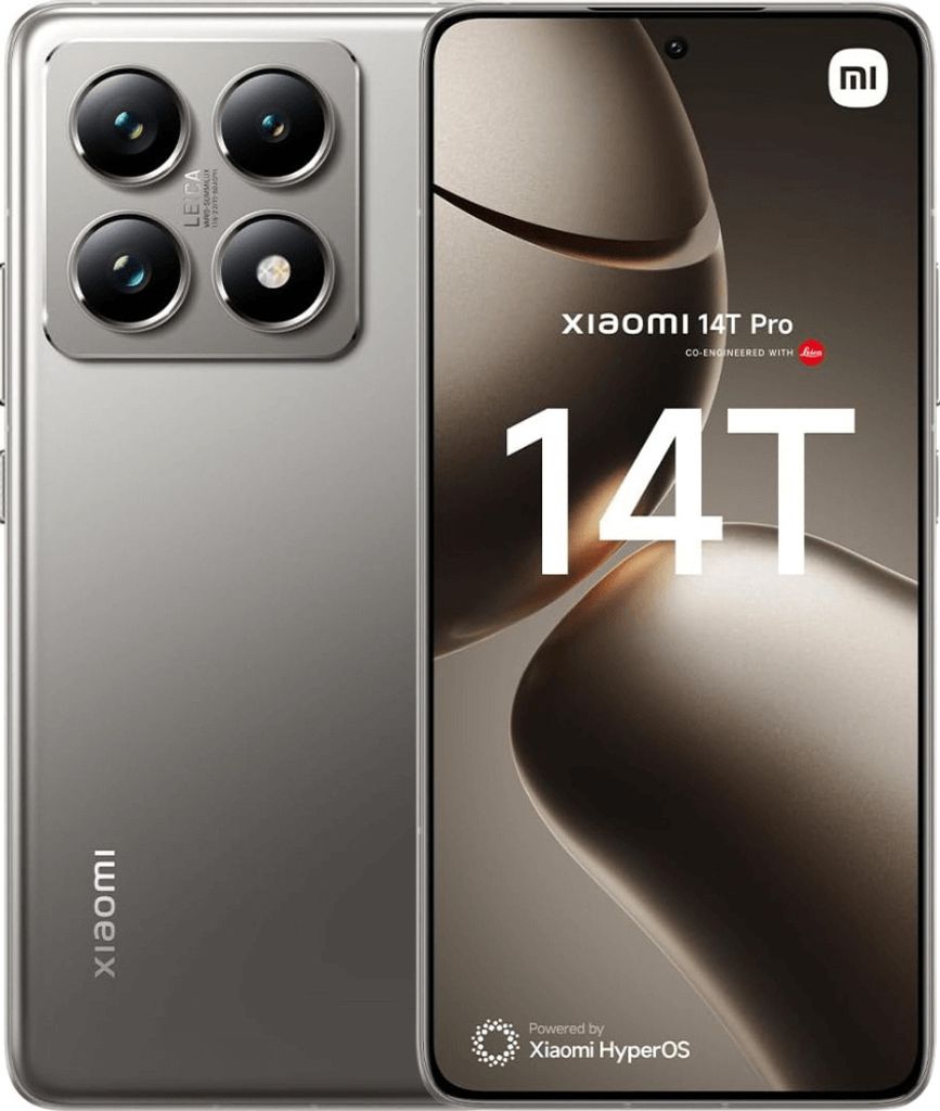 Мобильный телефон Xiaomi 14T Pro Gray, 6,67" AMOLED, Dimensity 9300+ (2.0Hz), 12 GB, 1TB, 2 Sim