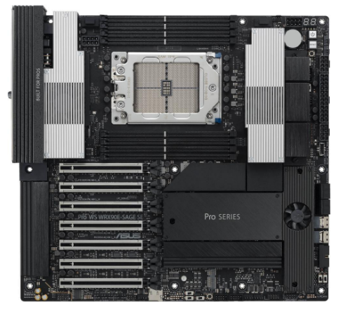 Материнська плата Asus Pro WS WRX90E-SAGE SE, (sTR5, WRX90, PCI-Ex16, M.2, 8xDDR5 ECC)