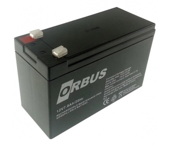 Акумулятор для ДБЖ ORBUS ORB1270 AGM 12V-7A (ORB1270)