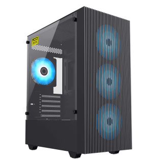 Корпус GAMEMAX Edge, Black, без БЖ