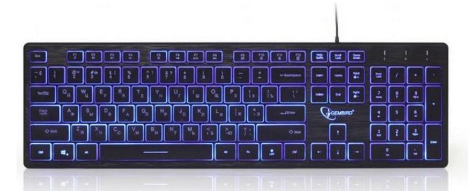 Клавіатура Gembird KB-UML3-01-UA , USB, Black