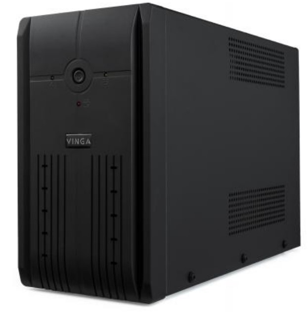 Джерело безперебійного живлення Vinga LED 650VA metal case with USB (VPE-650PRMU)