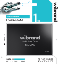 Накопичувач 2.5'' SSD 1TB Caiman Wibrand (WI2.5SSD/CA1TBST)
