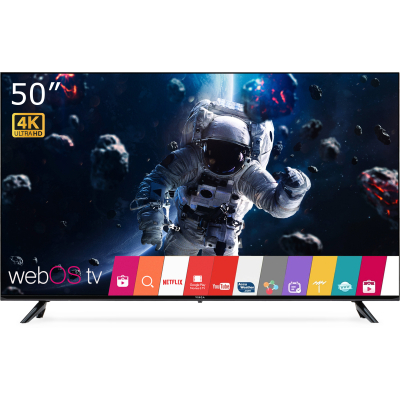 Телевізор Vinga 50" S50UHD25BWEB, UHD, WebOS, DVB-T2