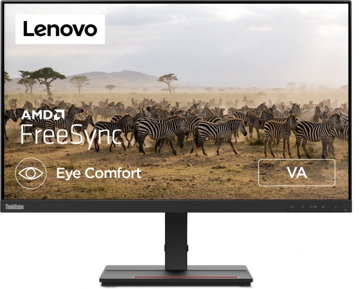 23.8" Монітор Lenovo ThinkVision S24e-20, (FHD, VA, HDMI, VGA)