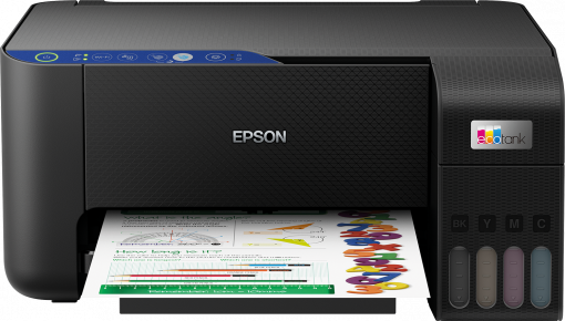БФП струменевий Epson ECOTANK L3251 Фабрика друку, 4-ох кольорова, WI-FI, WI-FI (C11CJ67406)