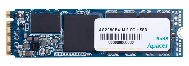 Накопичувач M.2 SSD 512GB Apacer AS2280P4 M.2 PCIe 3.0 3D TLC, (AP512GAS2280P4-1)