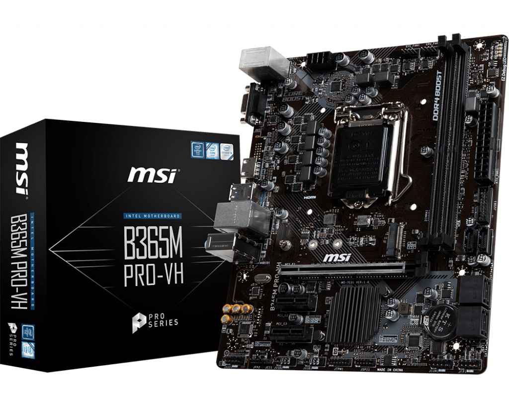 Материнська плата MSI B365M Pro-VH (s1151, Intel B365, PCI-Ex16) 