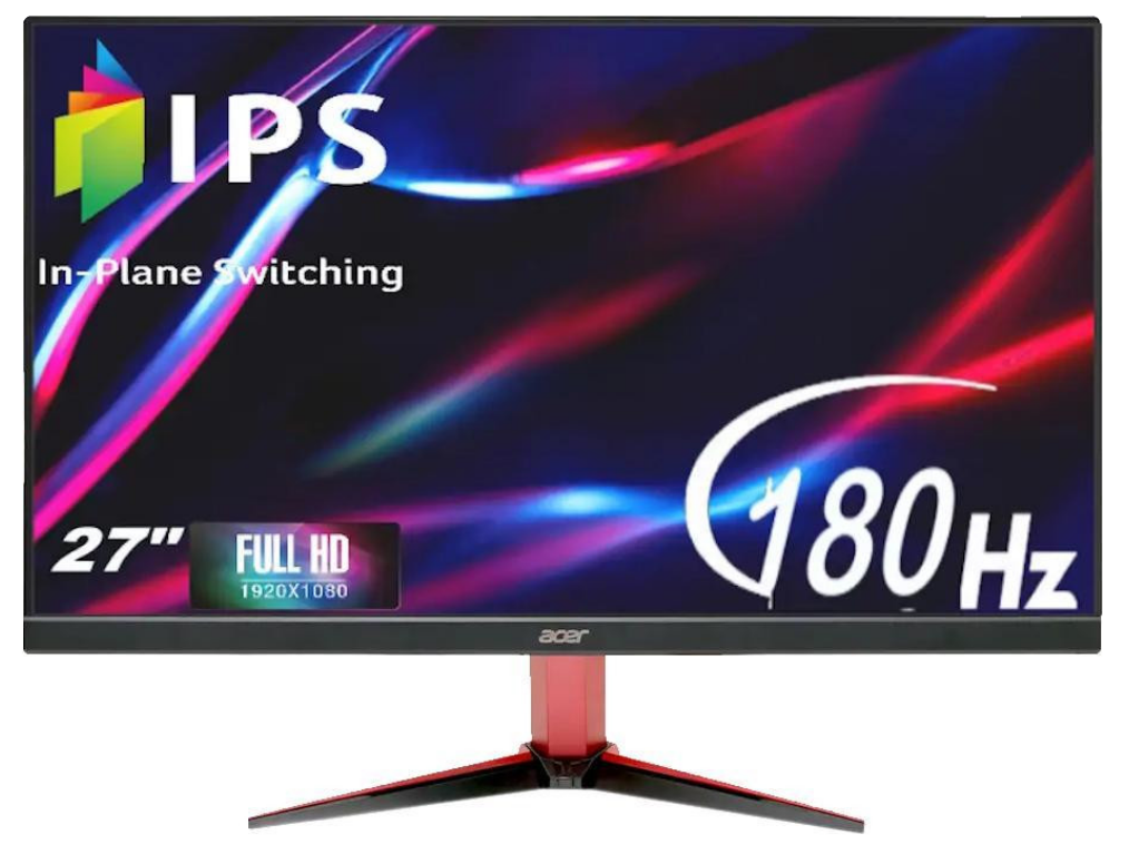 27" Монітор Acer Nitro KG272M3BMIIPX (FHD, IPS, 180Hz, 2xHDMI, DP)