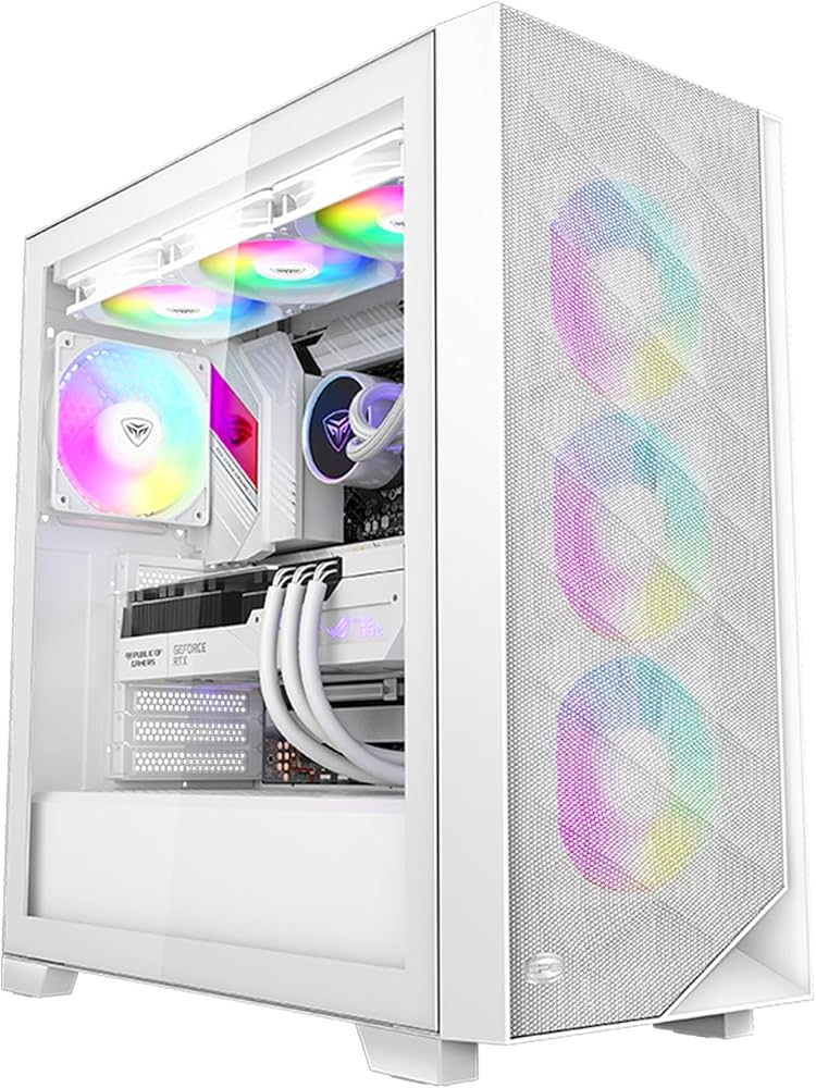 Корпус PсCOOLER CPS C3D510 WH ARGB White, ATX, micro-ATX, без БЖ