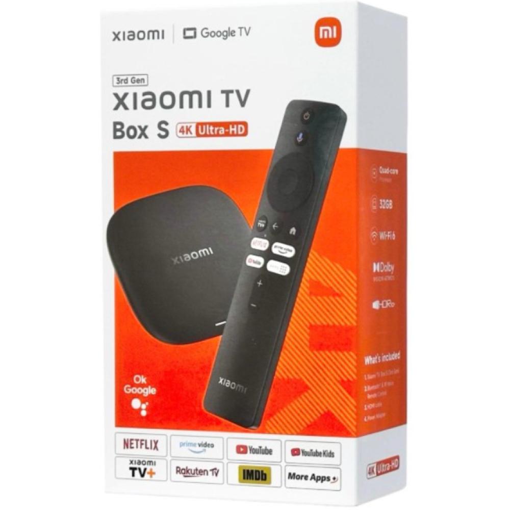 Медіаплеєр Xiaomi Mi TV Box S 4K 3nd Gen, 2GB + 32GB (MDZ-32-AA)