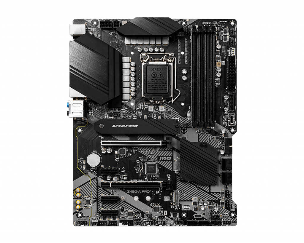 Материнська плата MSI Z490-A PRO (s1200, Intel Z490, PCI-Ex16)