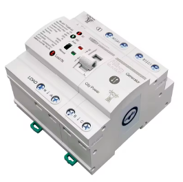 Автоматичний перемикач (АВР) TOMZN Din Rail 4P ATS Dual Power Automatic Transfer Switch