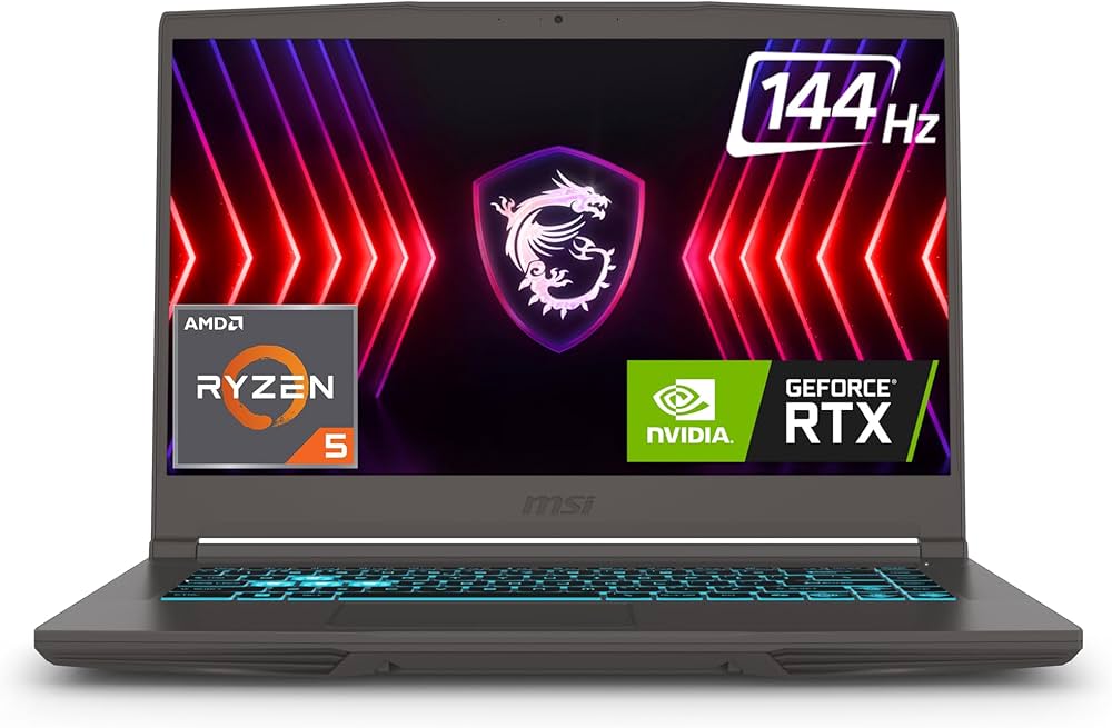 Ноутбук MSI Thin A15 B7UC, 15.6 FHD IPS, AMD Ryzen 5 7535HS (4.55GHz), 16GB, SSD 512GB, RTX 3050 4GB