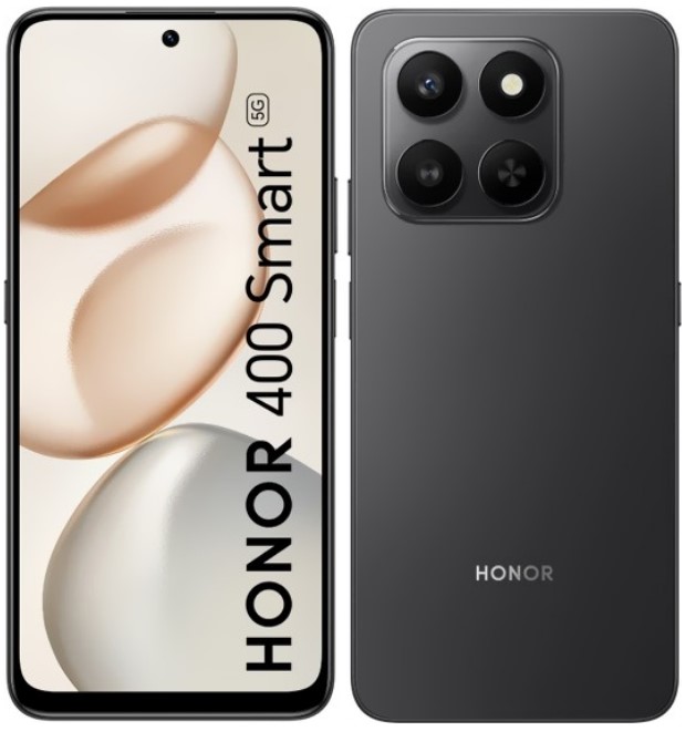 Мобильный телефон HUAWEI Honor 400 Smart NFC, Black, 6.78", Snapdragon 6s Gen 3 (2.3ГГц), 6 ГБ, 128 ГБ, 2 Sim