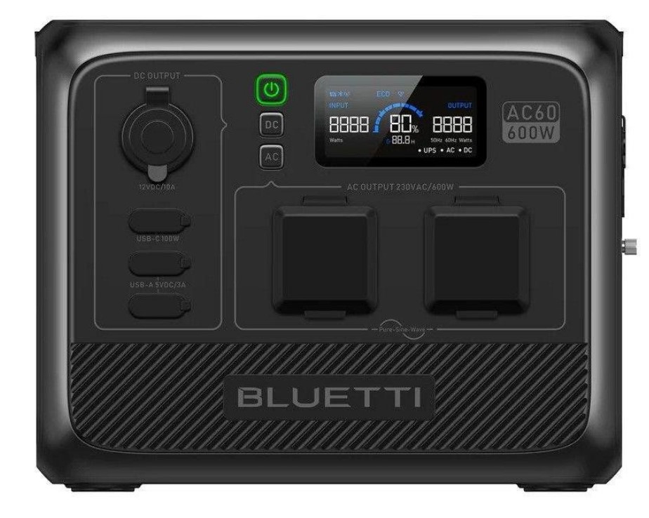 Зарядна станція BLUETTI AC60, 600W (X-Boost 1000W)