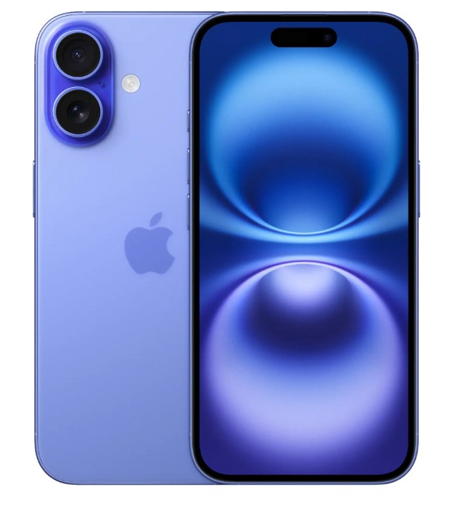 Мобільний телефон Apple iPhone 16 128GB Ultramarine (MYEC3) (Open box)