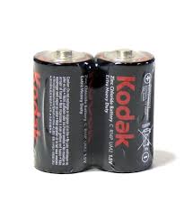 Батарейка Kodak R14/2-Srink (Extra Heavy Duty) (1шт.)