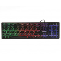 Клавіатура Gembird KB-UML-01-UA , USB, RGB, Black