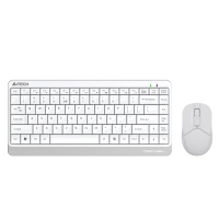 Клавіатура A4 Tech FG1112 + Мышь, White, Wireless, USB