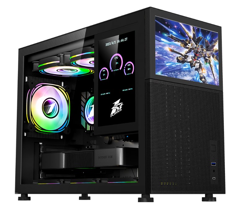 Корпус 1stPlayer Mi6-EV Black без БЖ