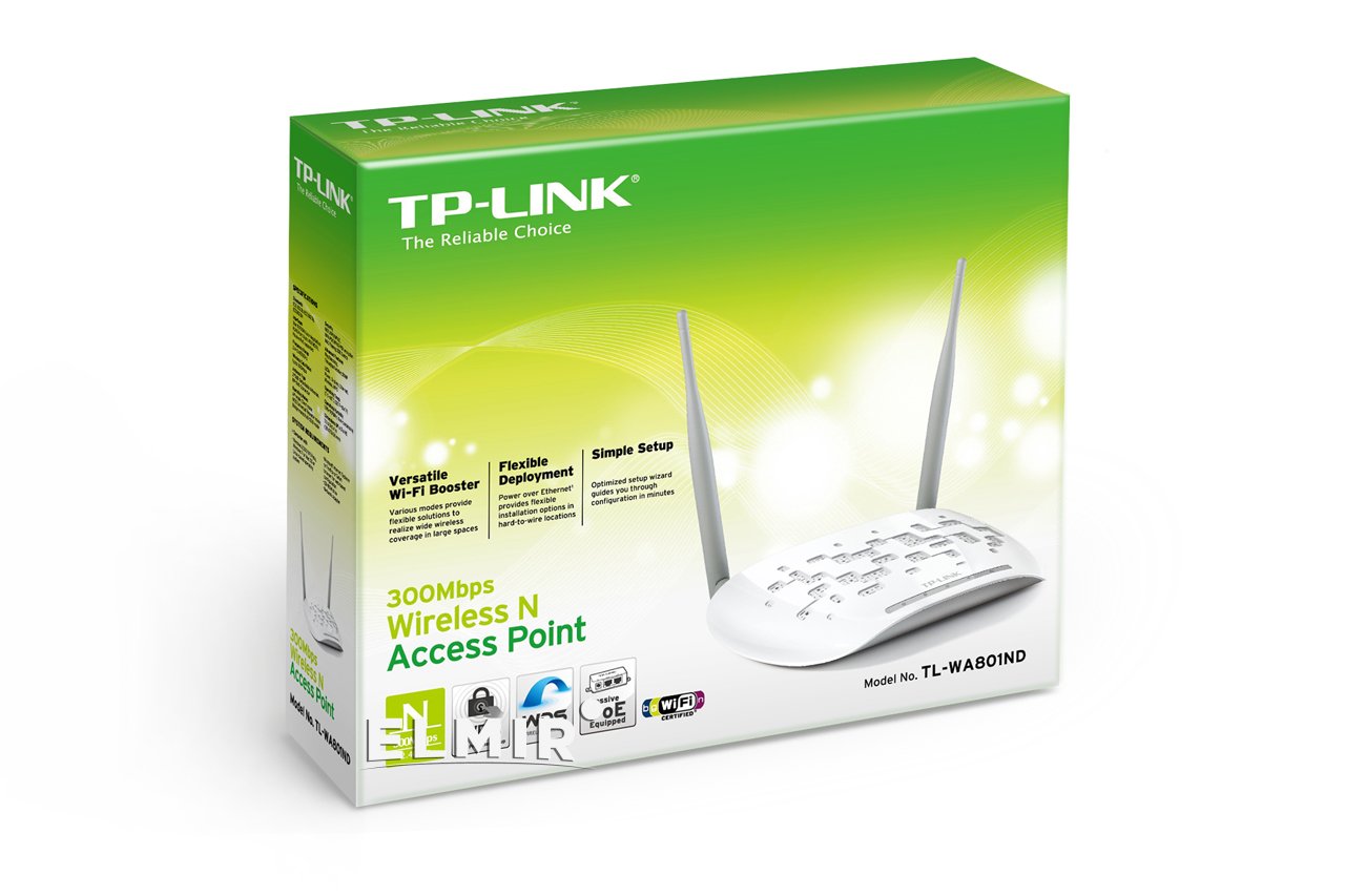 Обладнання Wireless Access point TP-Link TL-WA801ND