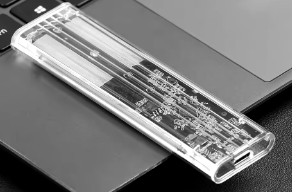 Кишеня для SSDM.2 Voltronic M38S plastic case M,2 SSD, NVMe, 1xUSB 3.1