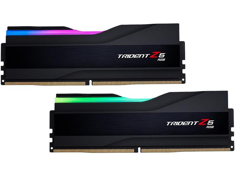 Модуль пам`яті Kit DDR5 64Gb(2x32GB) 6400 MHz G.Skill Trident Z5 RGB Black (F5-6400J3239G32GX2-TZ5RK)