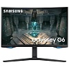 31.5" Монітор Samsung Odyssey G6 LS32BG650 (VA, QHD 2560 х 1440, 240Hz, 1ms, 2x HDMI, 1x DP), Curved