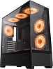 Корпус GAMEMAX Vista AB, Miditower, ATX, Black