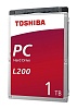 HDD Mobile 2,5'' 1Tb Toshiba L200, 5400, 128 MB SATA III (HDWL110UZSVA)
