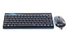 Клавіатура Rapoo 8000 Wireless Blue, Keyboard + Mouse