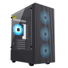 Корпус GAMEMAX Edge, Black, без БЖ