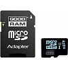 Флеш память microSD 64GB Goodram + SD (Class 10)