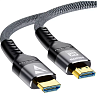 Кабель для монітора HDMI - HDMI, 3 м, v2.1, 4K (144Hz), Black