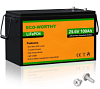 Акумулятор для ДБЖ ECO-WORTHY LiFePO4 24V 100Ah, з BMS, Black