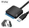 Кабель-перехідник USB 3.0 - 2,5", 3,5"/SDD, HDD + живлення 12V (4B2-03C1-01)