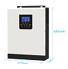 Джерело безперебійного живлення RITAR RTSWm-MPPT-MPS-3024, 3000W, 24V, ток заряда 0-45A, 160-275V, MPPT (45А, 